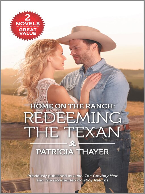 Title details for Redeeming the Texan by Patricia Thayer - Available